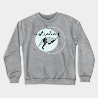 AUSTRALIA KANGAROO | POP ART | HAND DRAWN Crewneck Sweatshirt